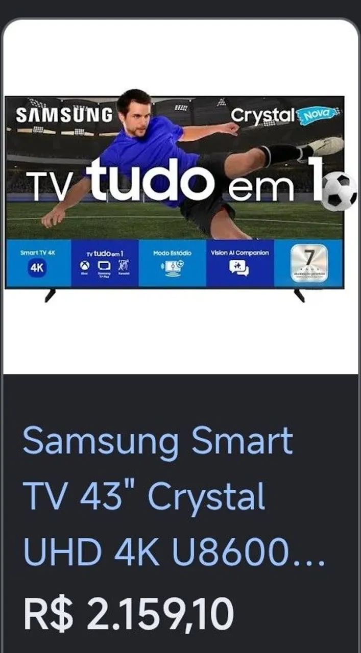 Tv Samsung QLED 43 polegadas Smart 4k  - Foto 4