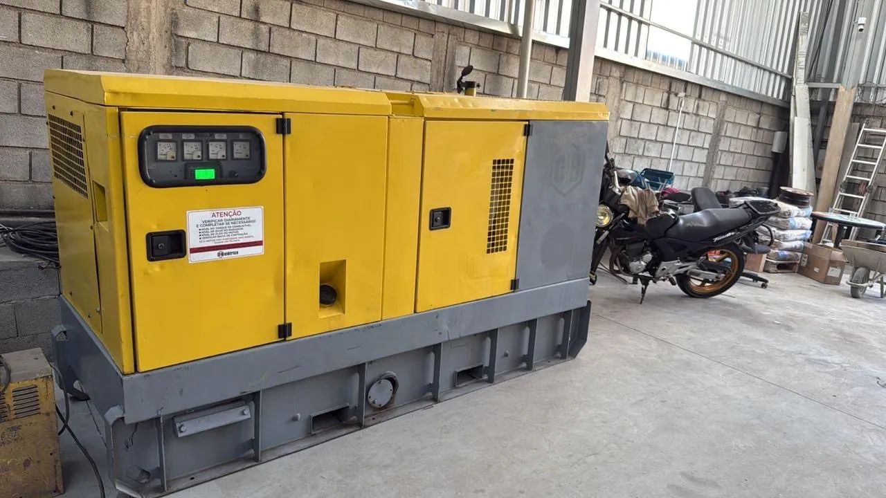 Gerador atlas copco 105 kva 