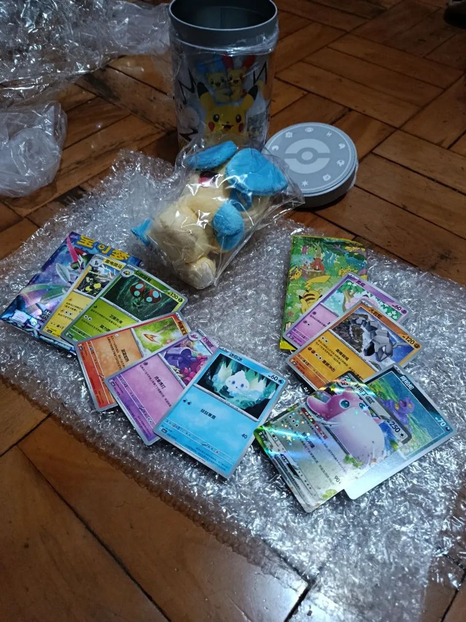 Pokémon nuzzle cheek + cartas - Foto 2
