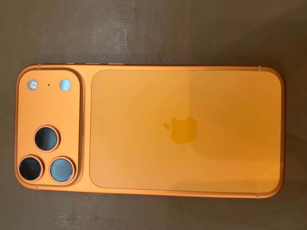 Iphone 17 pro max Laranja novo 100% bateria 