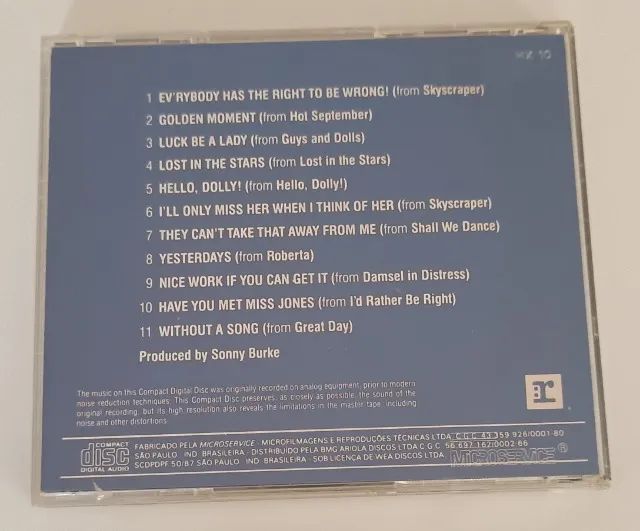 CD - Frank Sinatra - My Kind Of Broadway (Original) - Foto 6