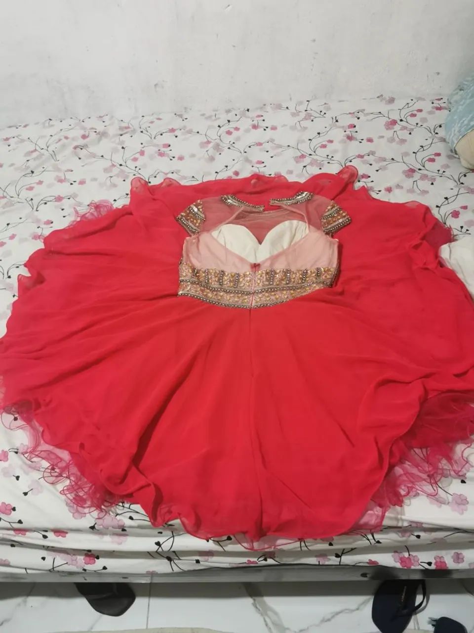 Vestido de festa 15 anos troco por violão ou cajon. - Foto 3
