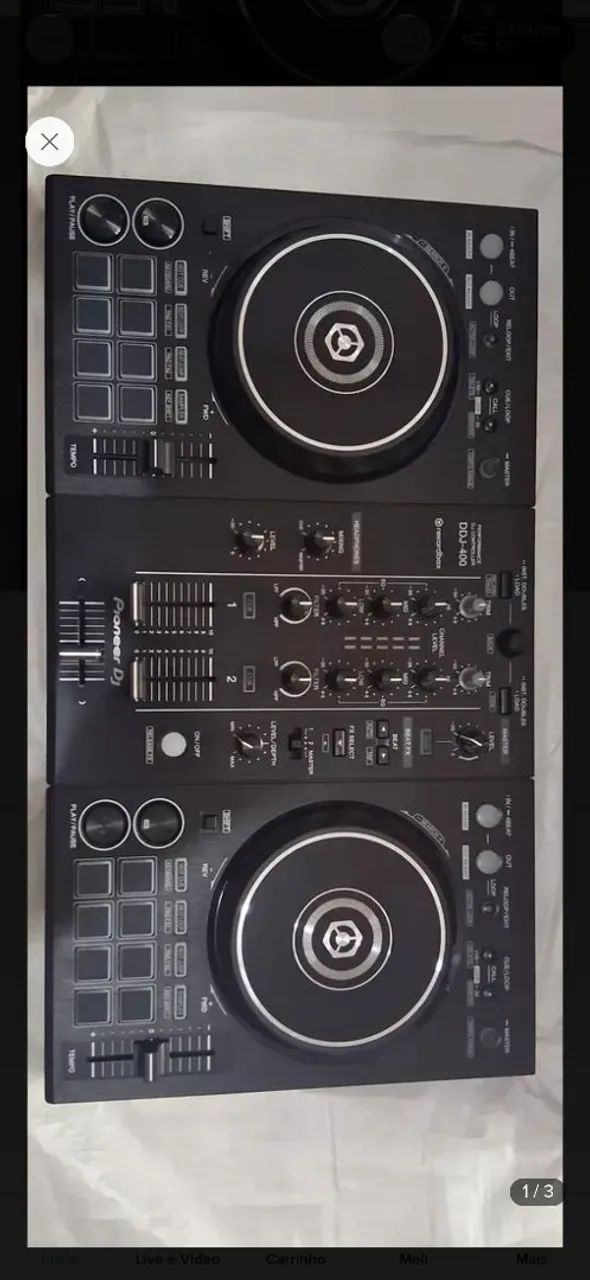 CONTROLADORA DJ DDJ 400 COM CASE 