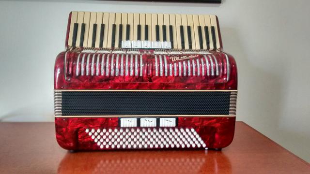 Acordeon Weltmeister 120 Baixos Luxo - Foto 3