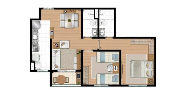 Apartamentos com 2 ou 3 dorms, suite e lazer completo em Diadema - Foto 16