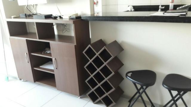 Apartamento Sala/Quarto Mobiliado, Locação na Ponta D'Areia, 2 Vagas Garagem - Foto 3