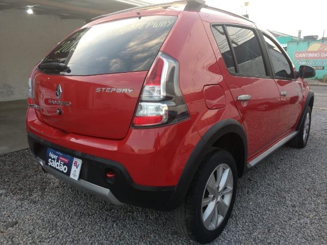 Renault sandero stepway 2012 completo financio e aceito trocas - Foto 7