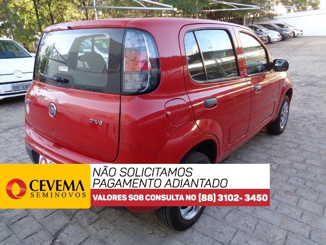 Fiat Uno Drive 1.0 - Vermelho - Foto 4