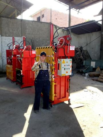 Prensa Enfardadeira Reciclagem Motor Monofasico * MetalurgicaMenonita - Foto 6