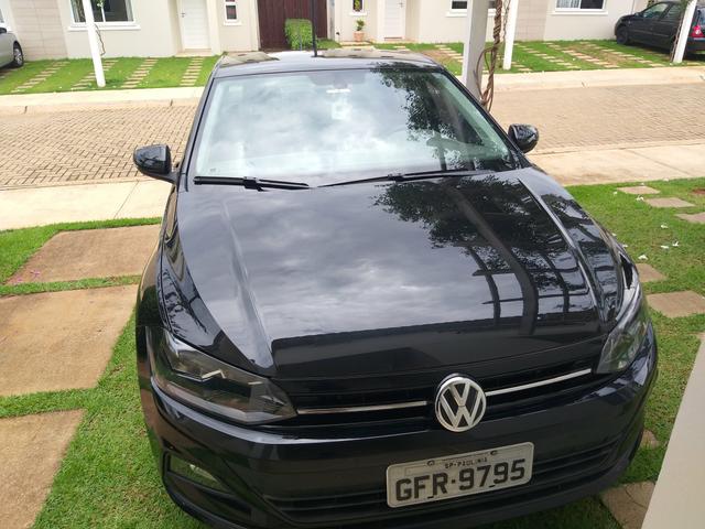 VW Virtus 1.0 200 TSI Comfortline Automático 2018/18 preto + Tech II - Foto 3