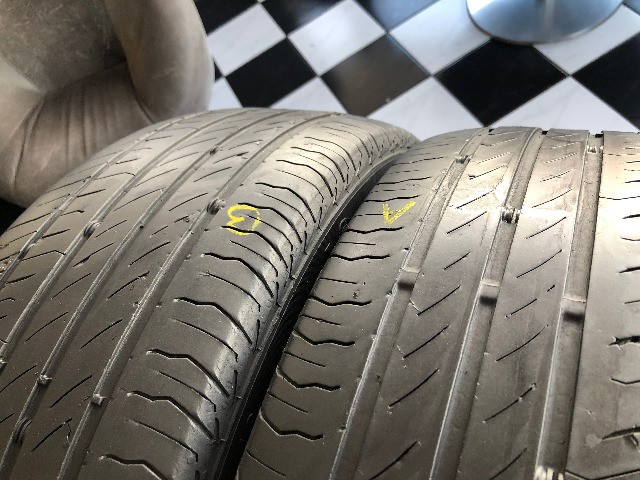 Kit 02 Pneus 205/55r17 Continental Powercontact 91v *usados - Foto 9