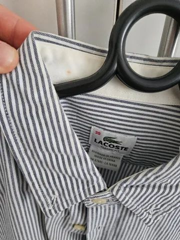 Camisa Social Lacoste - Tam: 38 - Classic Fit - Foto 3