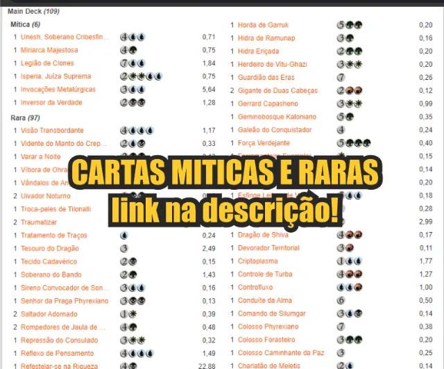 Lote de 12 cartas lendárias e míticas Pokemon – Inclui raras e