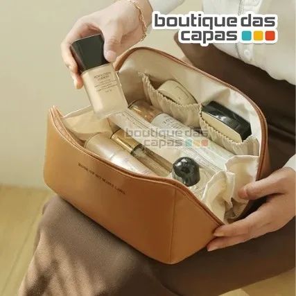 Bolsa de cosméticos de viagem bolsa de maquiagem feminina bolsa