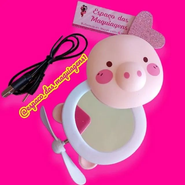 Maleta Rosa Recheada de Maquiagem e Acessórios - Foto 2