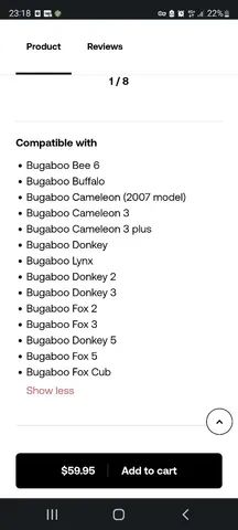 Porta lanche e snack bugaboo - Foto 2