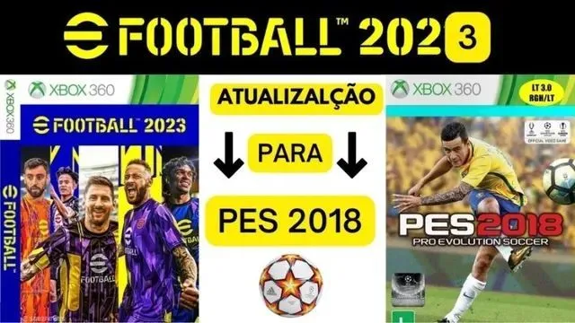 🎮 O NOVO PES 2023 de GRAÇA no XBOX 360 - EUROPA 100%, NOVO