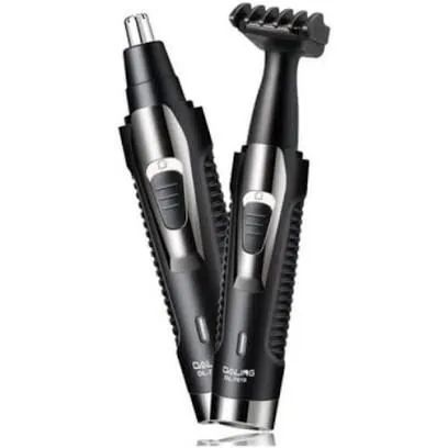 Maquina Aparador De Pelo 2 Em 1 Daling Dl-7019 14cm - Foto 2