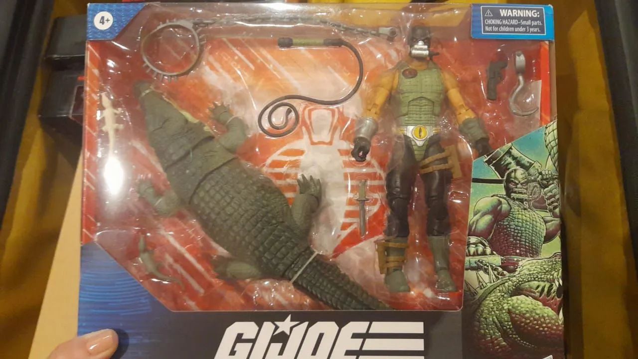 Croc master e fiona gijoe classified lacrado e novo hasbro