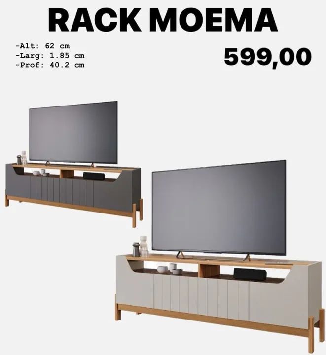 Rack Moema 4 portas FRETE GRÁTIS 