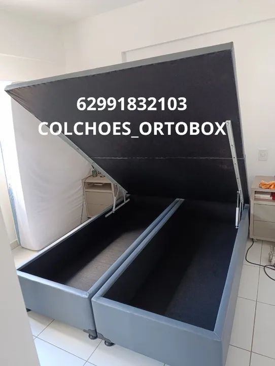 Box Baú super king na madeira de eucalipto tratada - Foto 3