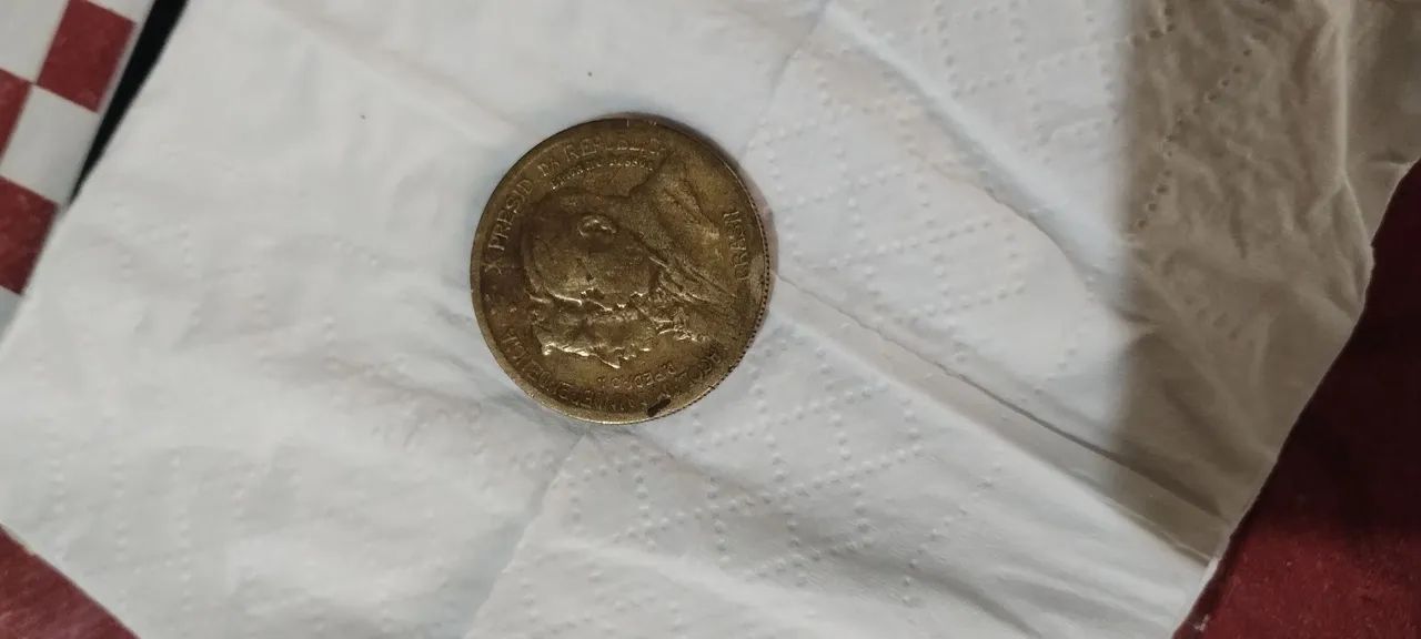 Moeda 1000 reis -1822/1922 - Foto 2