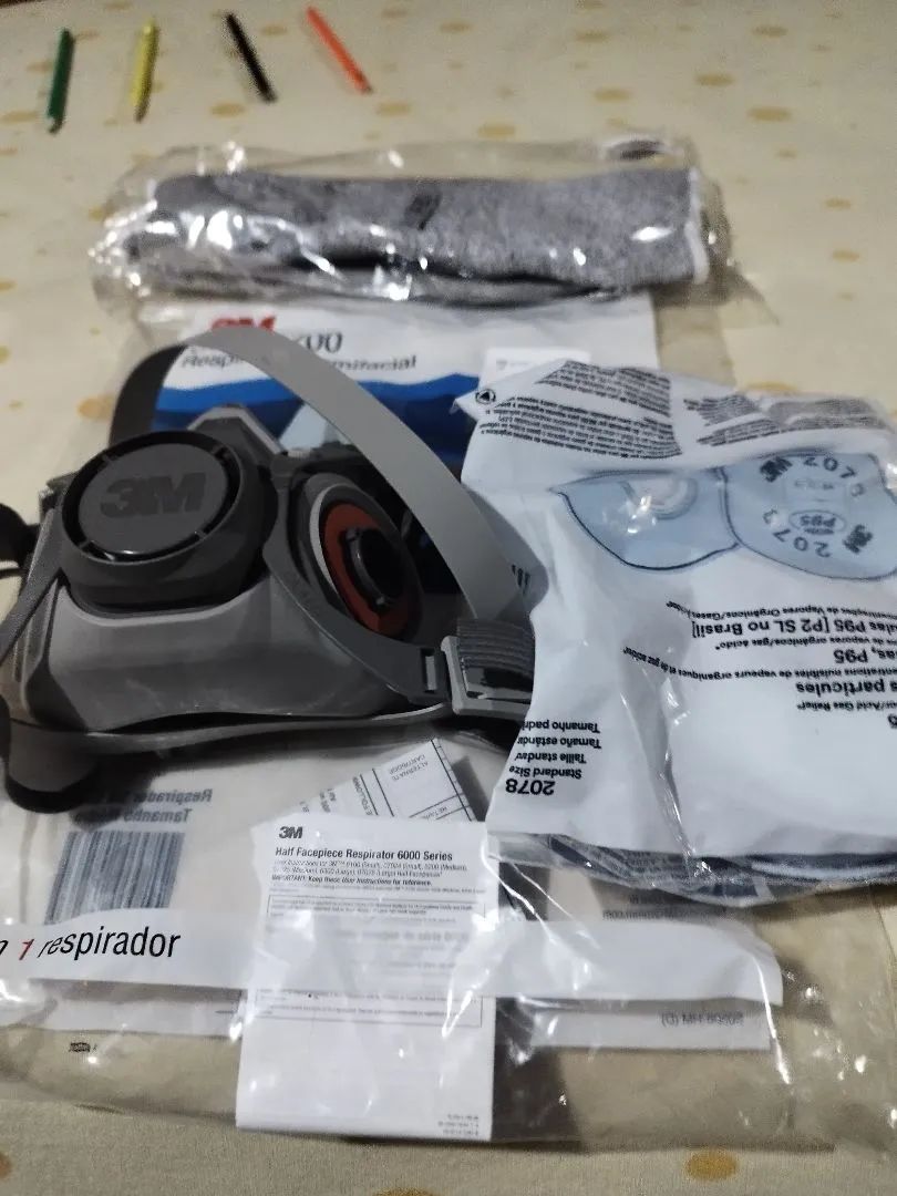 Máscara Respiratória 3M Série 6200 - Semifacial - Nova - Foto 2