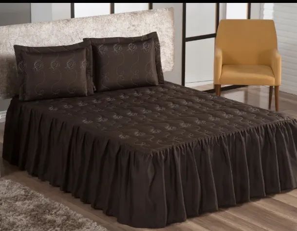 Colcha casal 3 peças (decorativa) - Foto 3