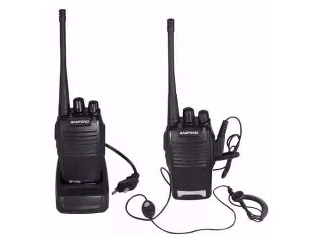 Kit 2 Radio Comunicador 777s Profissional Ht Uhf 16 Canais Baofeng - Foto 3