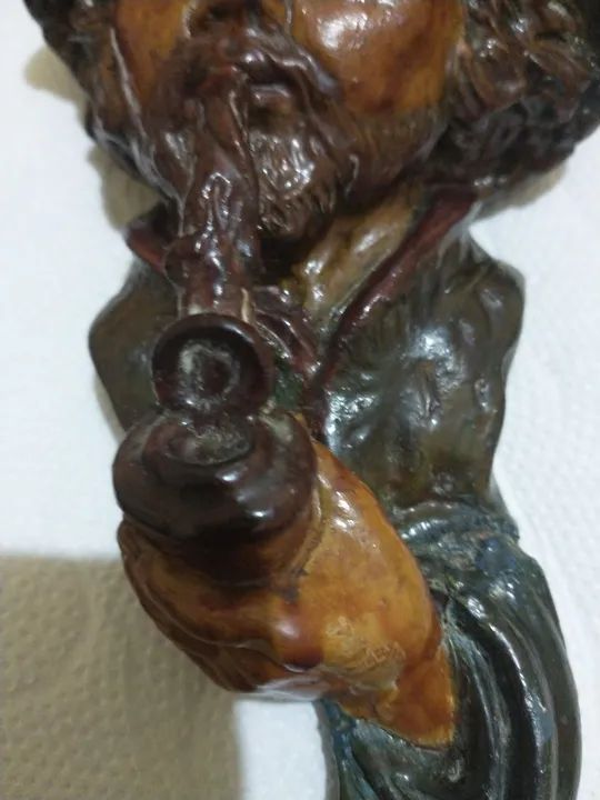 Estatueta antiga de parede - Foto 6