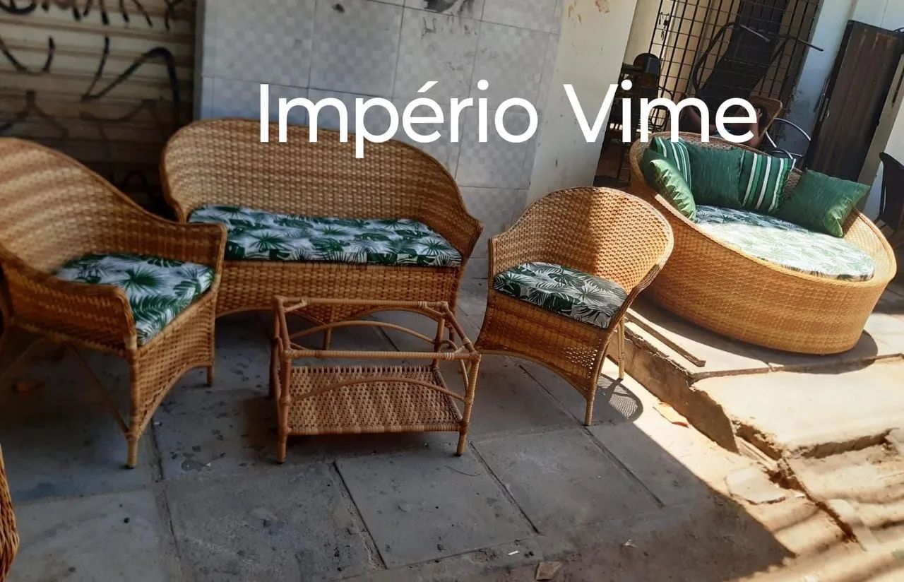 Promoção Móveis de vime e fibra sintética - Foto 4
