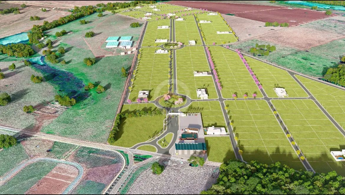 chácara de condomínio fechado a 20m de Goiânia