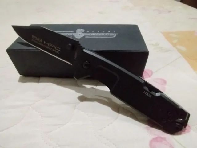 Canivete Tático Fulcrum com Trava Segurança Clip Reversível Aço N690 58HRC - Foto 2