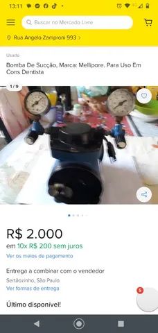 Motor de sucção Millipore. 110 volt - Foto 3