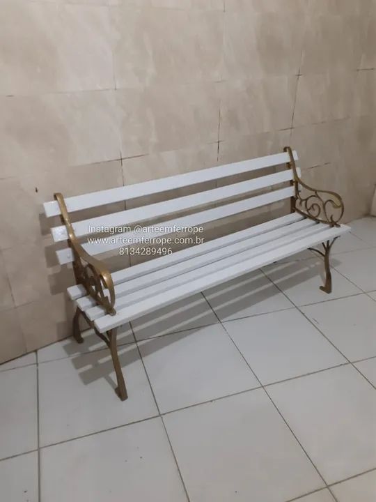 Banco de jardim - Arte em Ferro - Foto 5