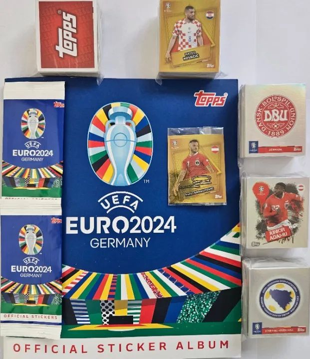 Álbum Uefa Euro 2024 - Capa Normal - Completo - Figurinhas Soltas.