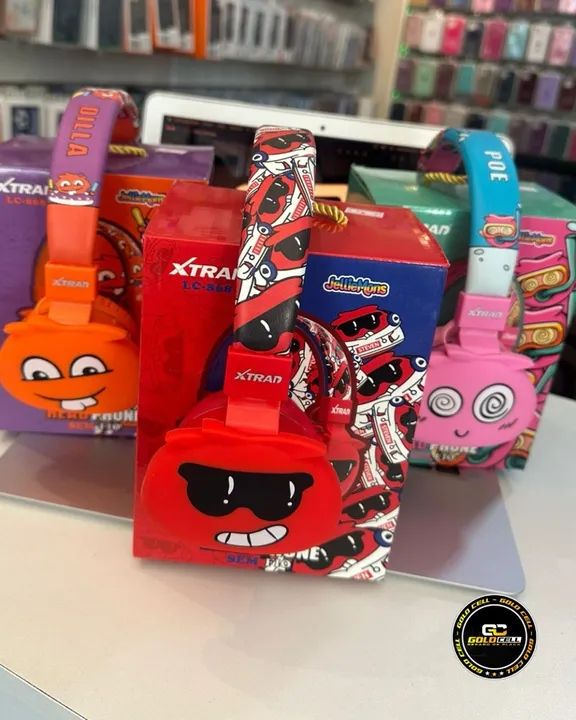 Fone Bluetooth Infantil Coleção Monstrinhos - Foto 3