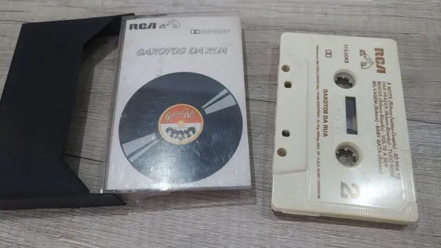 Fita K7 Cassete Garotos da Rua, perfeito estado fita e capa, envio qq local.