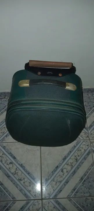 Mala de Viagem Verde peque 