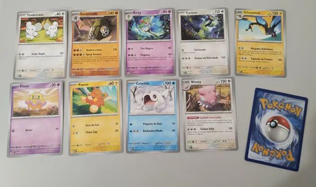 9 Cards Pokémon Novos, Original MC Donald's