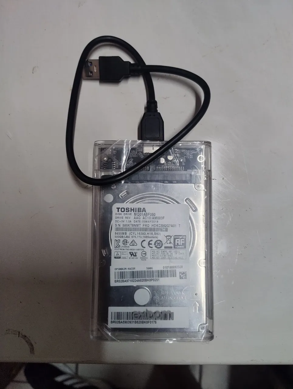 HD Externo Toshiba 500GB USB 3.0