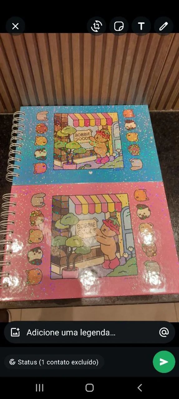 Caderno Bobbie Goods - 2 unidades