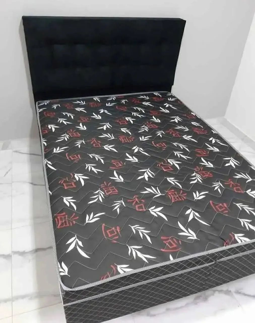 CAMA CASAL BOX CONJUGADA + CABECEIRA NOVA DE FÁBRICA 