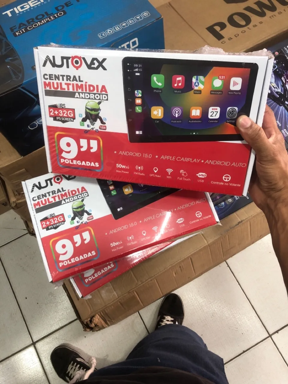 Central Multimídia Android 9 Polegadas - Autovx