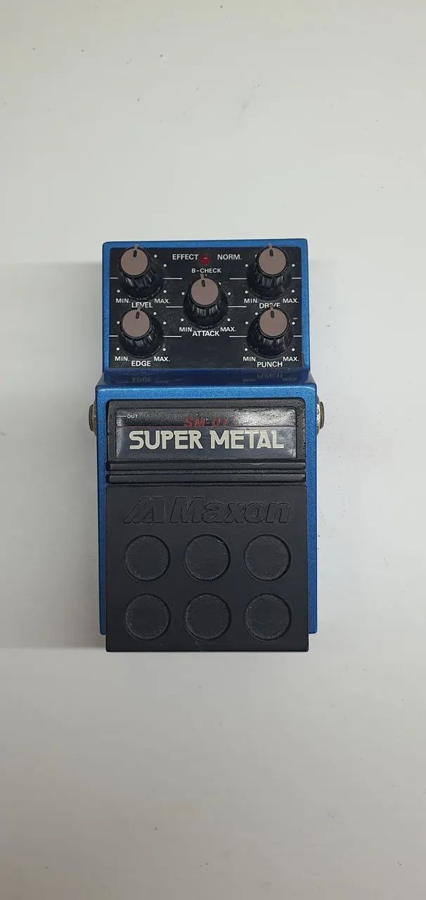 Pedal de Overdrive Maxon Super Metal SM-07