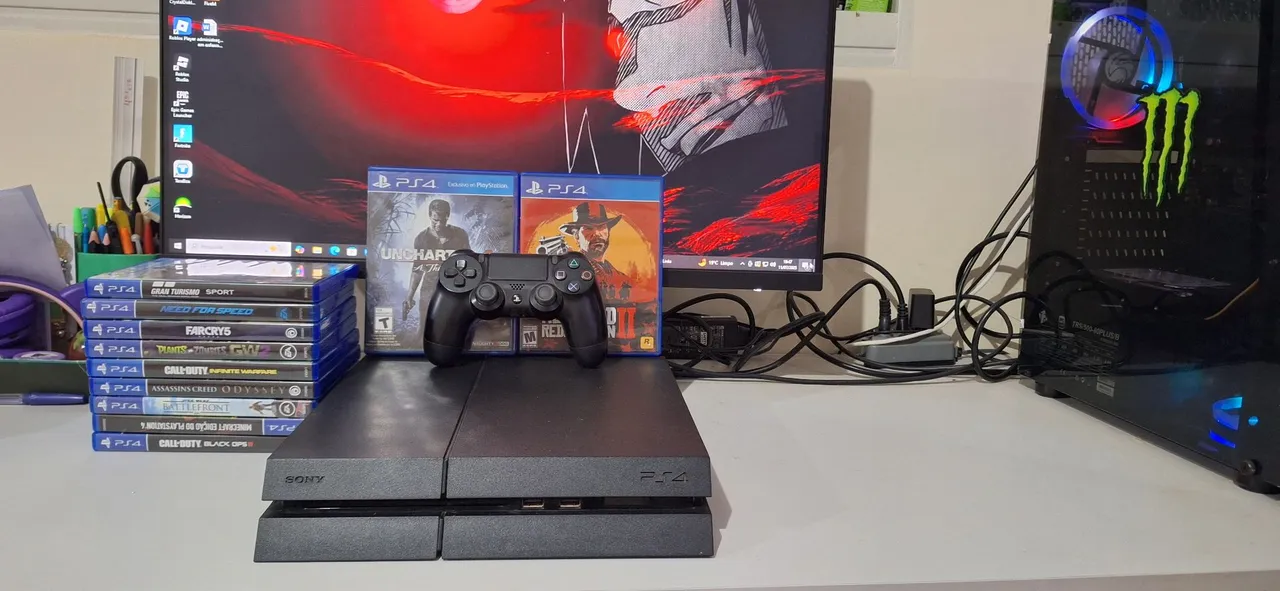 PlayStation 4 (PS4) com Jogos