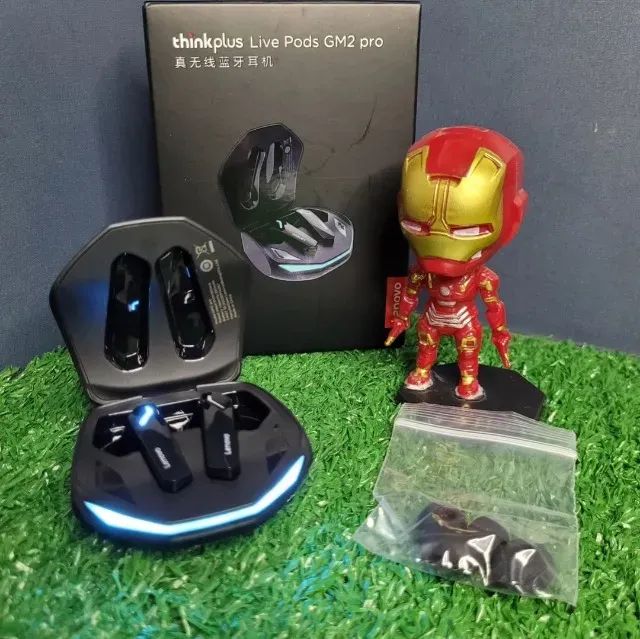 Fone Gamer Lenovo GM2 PRO Preto Thinkplus Live Pods Bluetooth 5.3 Original Novo Na Caixa - Foto 3
