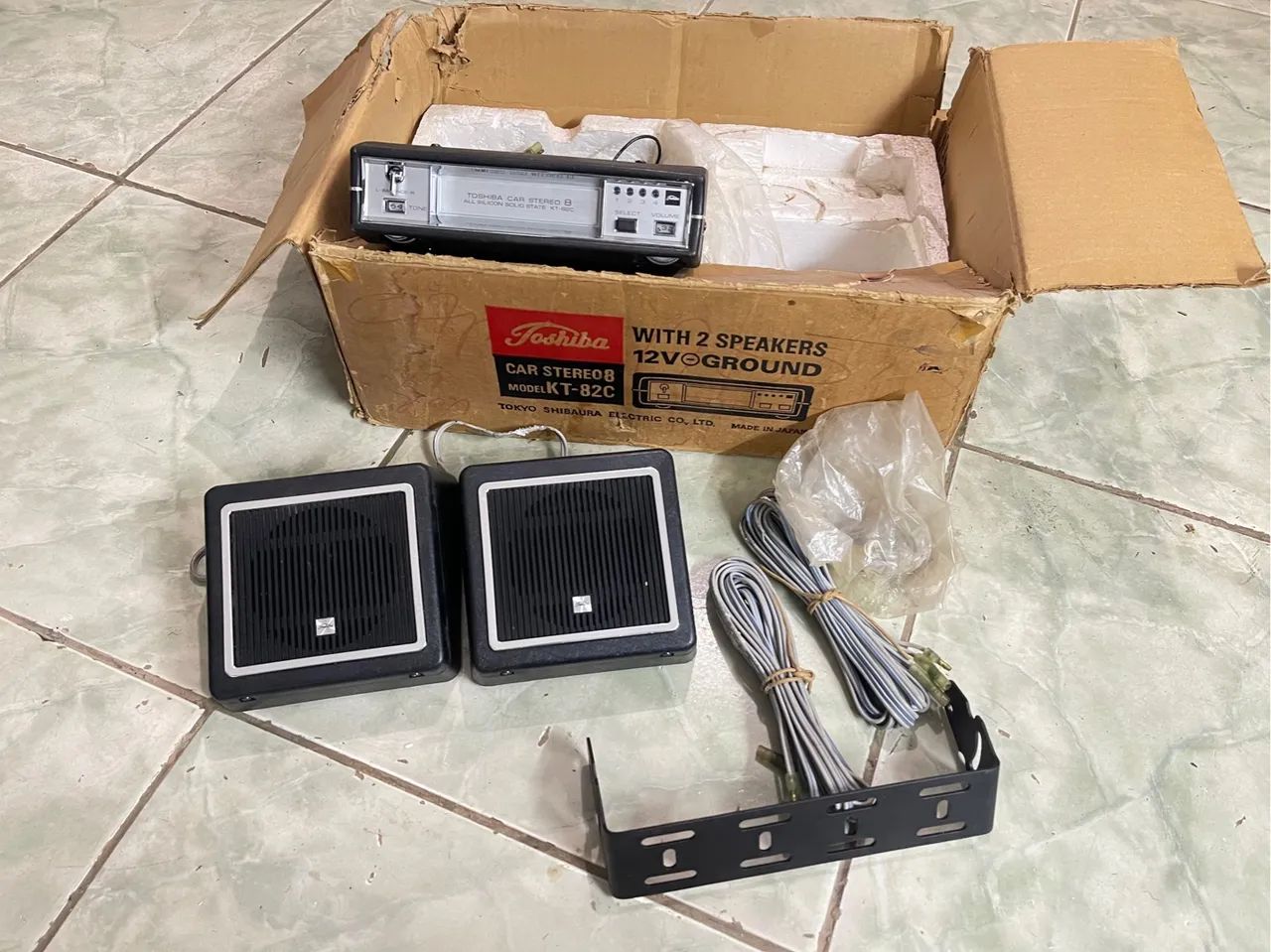 Toca fitas antigo de cartucho Toshiba kt-82c novo sem uso raríssimo 