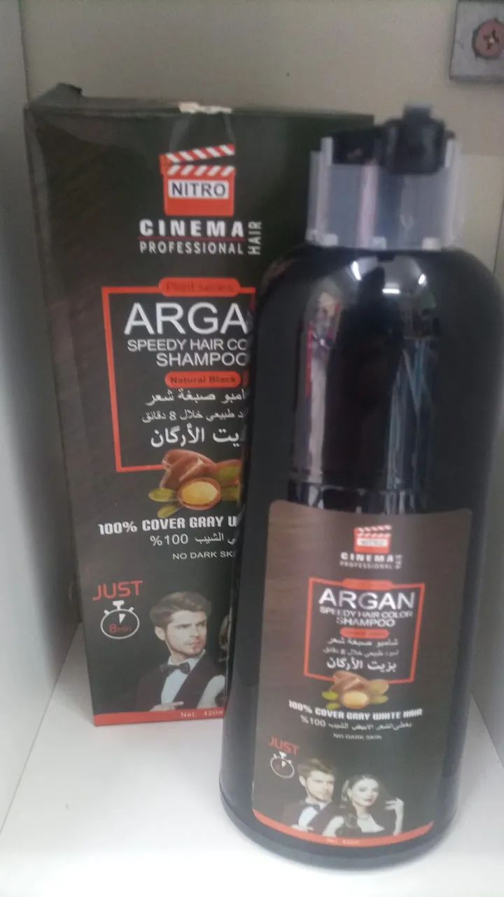 SHAMPOO ESCURECEDOR DE CABELOS GRISALHOS, ESCURECE EM 5 MINUTOS, 