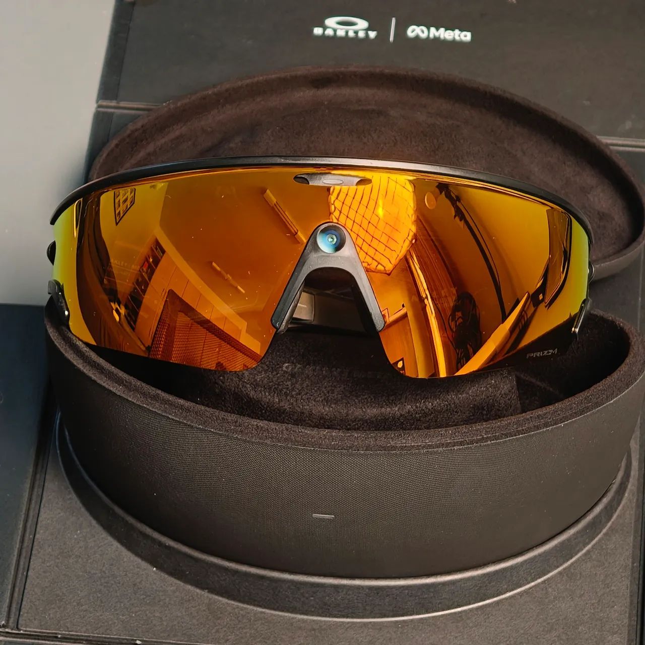 Óculos Oakley Vanguard for dourado 